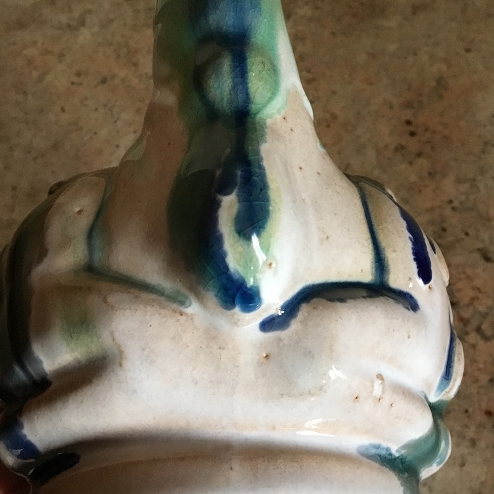 Vintage RARE Handmade Ceramic Pottery Vase - Picture 13 of 14
